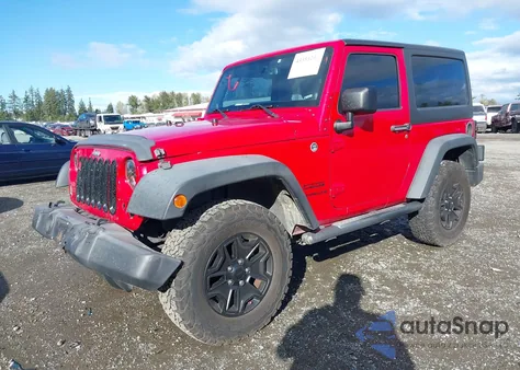 2014 Jeep Wrangler Sport из США, поврежденный, VIN 1C4AJWAG9EL135516